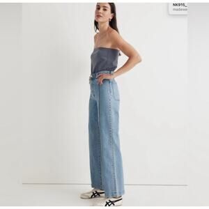 Madewell Perfect Vintage Wide Leg Jean | Pintuck Edition Size 26